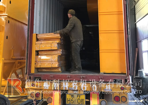 出口印度尼西亞一拖三水稻烘干機