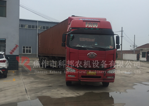 發(fā)往塞內(nèi)加爾35噸一拖二糧食烘干機(jī)