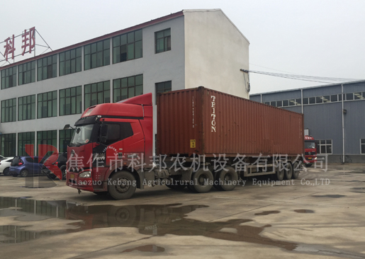 發(fā)往尼日利亞管式烘干機(jī)