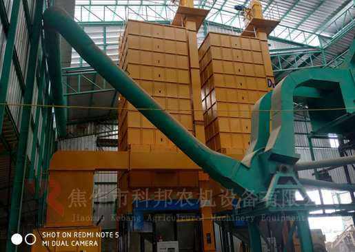 泰國50噸一拖二水稻烘干機(jī)