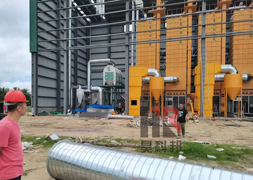 海南80噸糧食烘干機