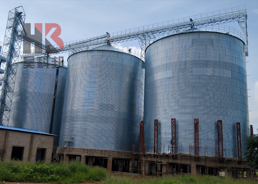 坦桑尼亞3個3000噸鋼板倉